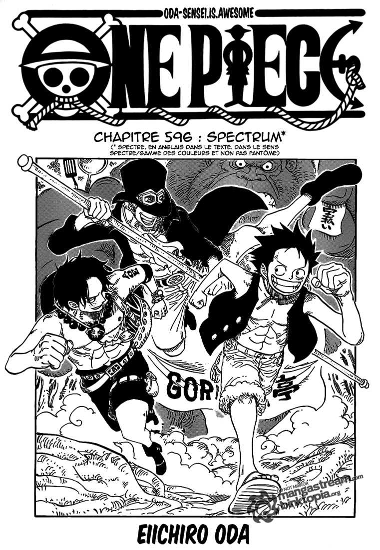 One Piece: Chapter 596 - Page 1