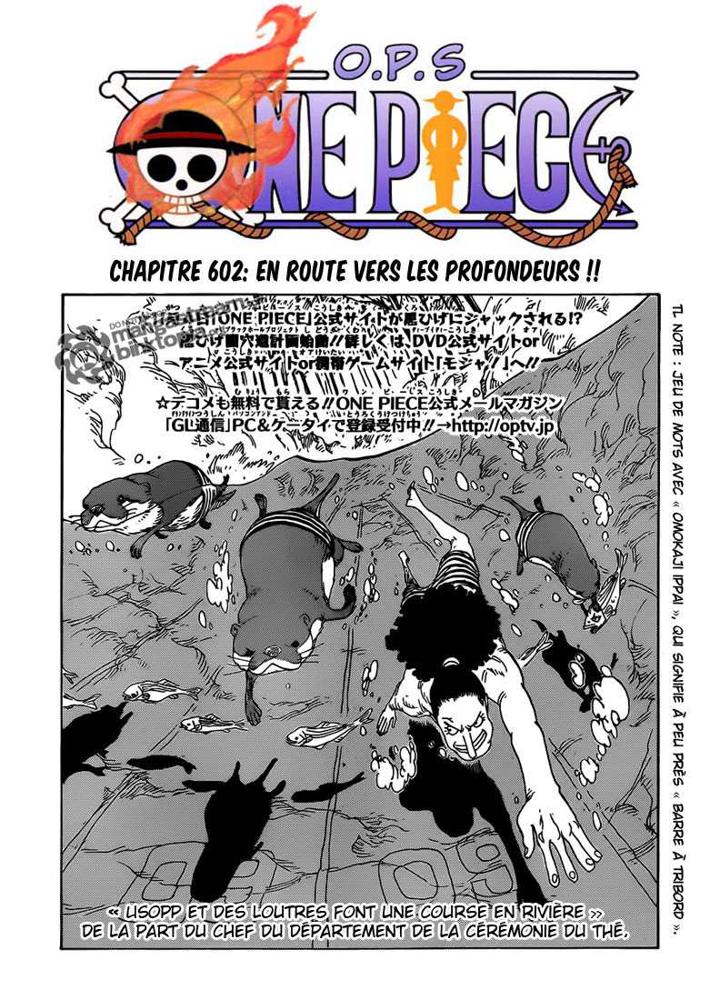 One Piece: Chapter 602 - Page 1