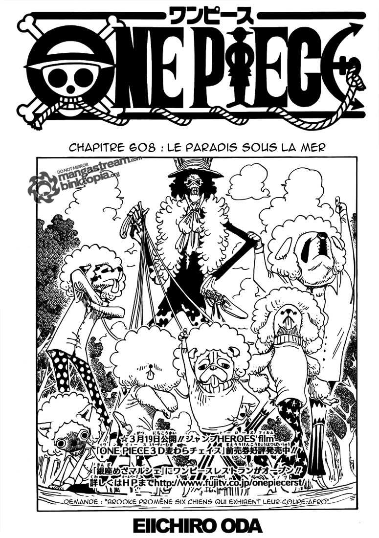 One Piece: Chapter 608 - Page 1
