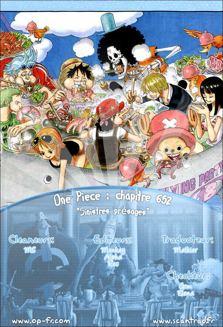 One Piece: Chapter 652 - Page 1