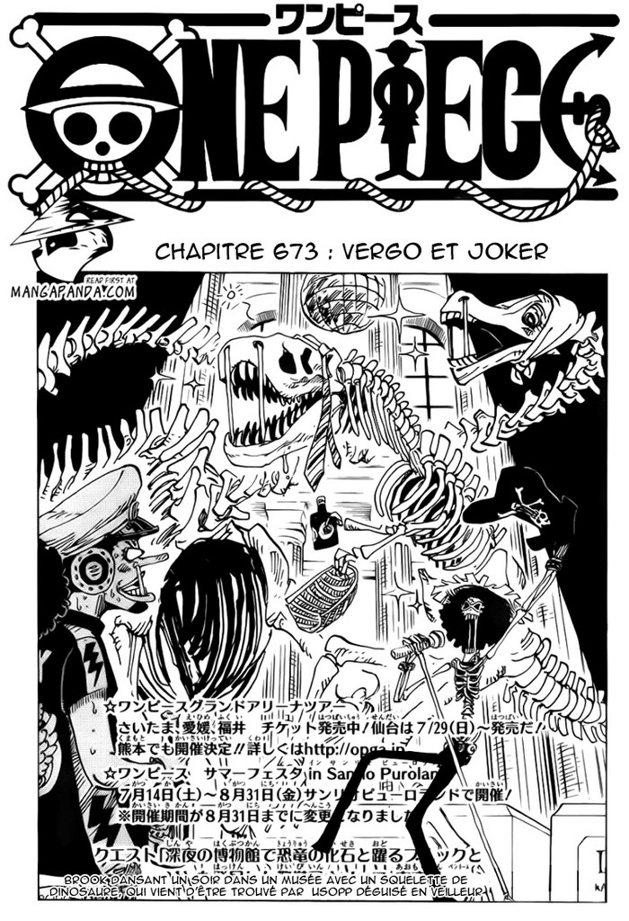 One Piece: Chapter 673 - Page 1