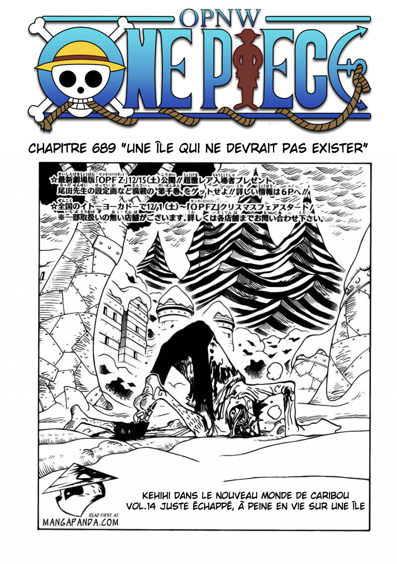 One Piece: Chapter 689 - Page 1