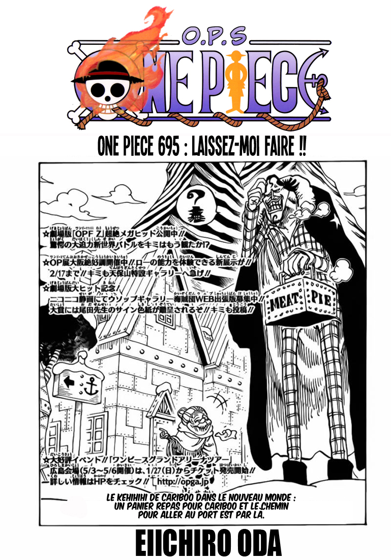 One Piece: Chapter 695 - Page 1