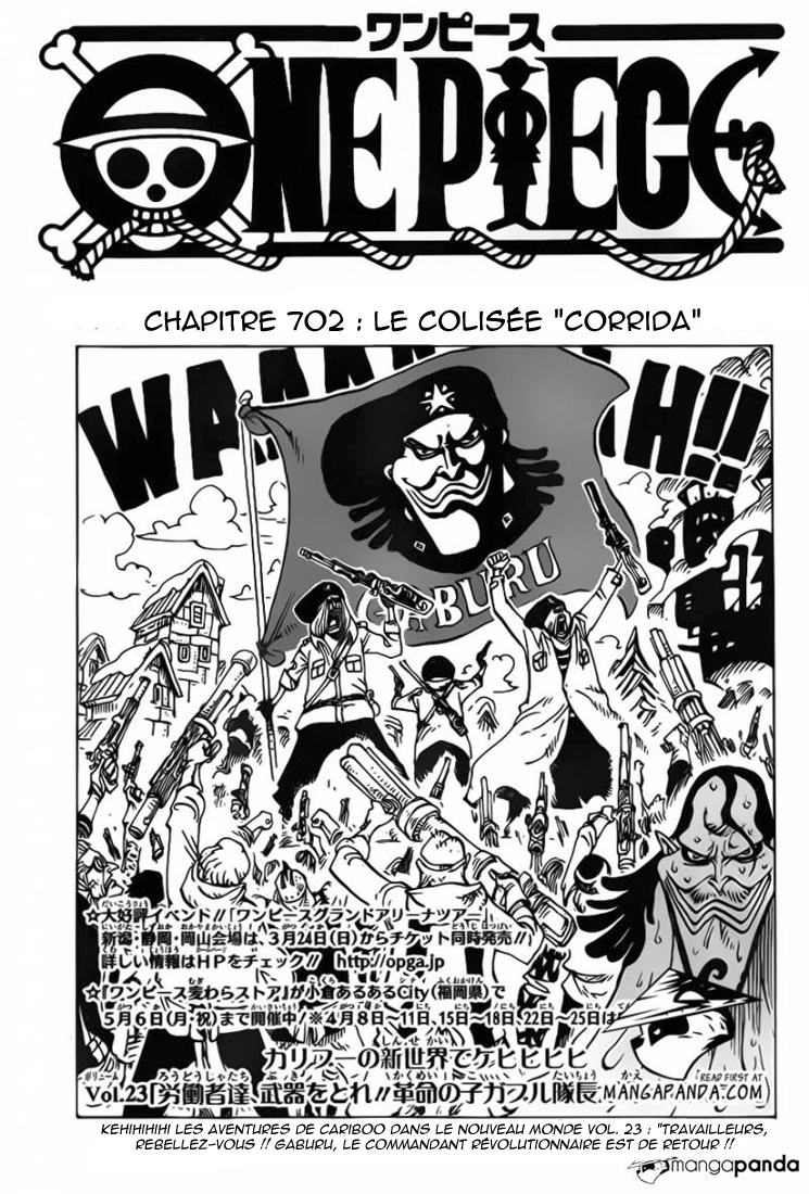 One Piece: Chapter 702 - Page 1