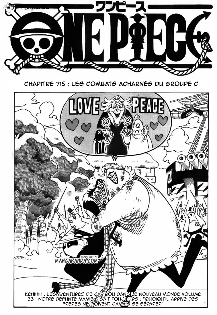 One Piece: Chapter 715 - Page 1