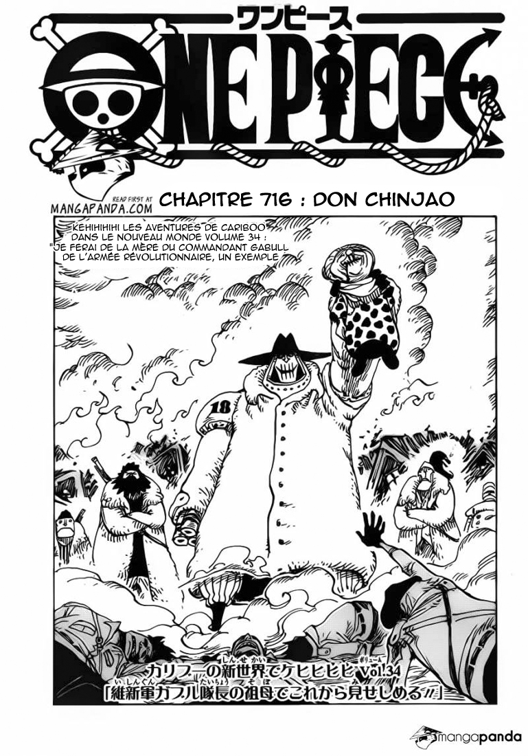 One Piece: Chapter 716 - Page 1