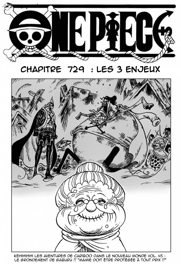 One Piece: Chapter 730 - Page 1