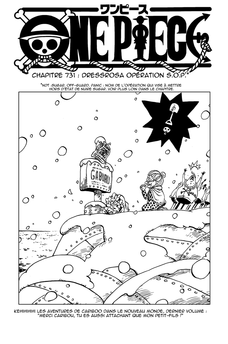 One Piece: Chapter 731 - Page 1