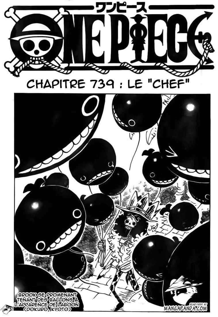 One Piece: Chapter 739 - Page 1