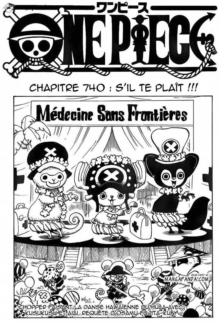One Piece: Chapter 740 - Page 1