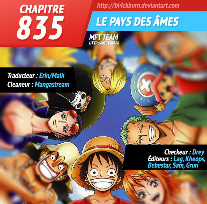 One Piece: Chapter 835 - Page 1