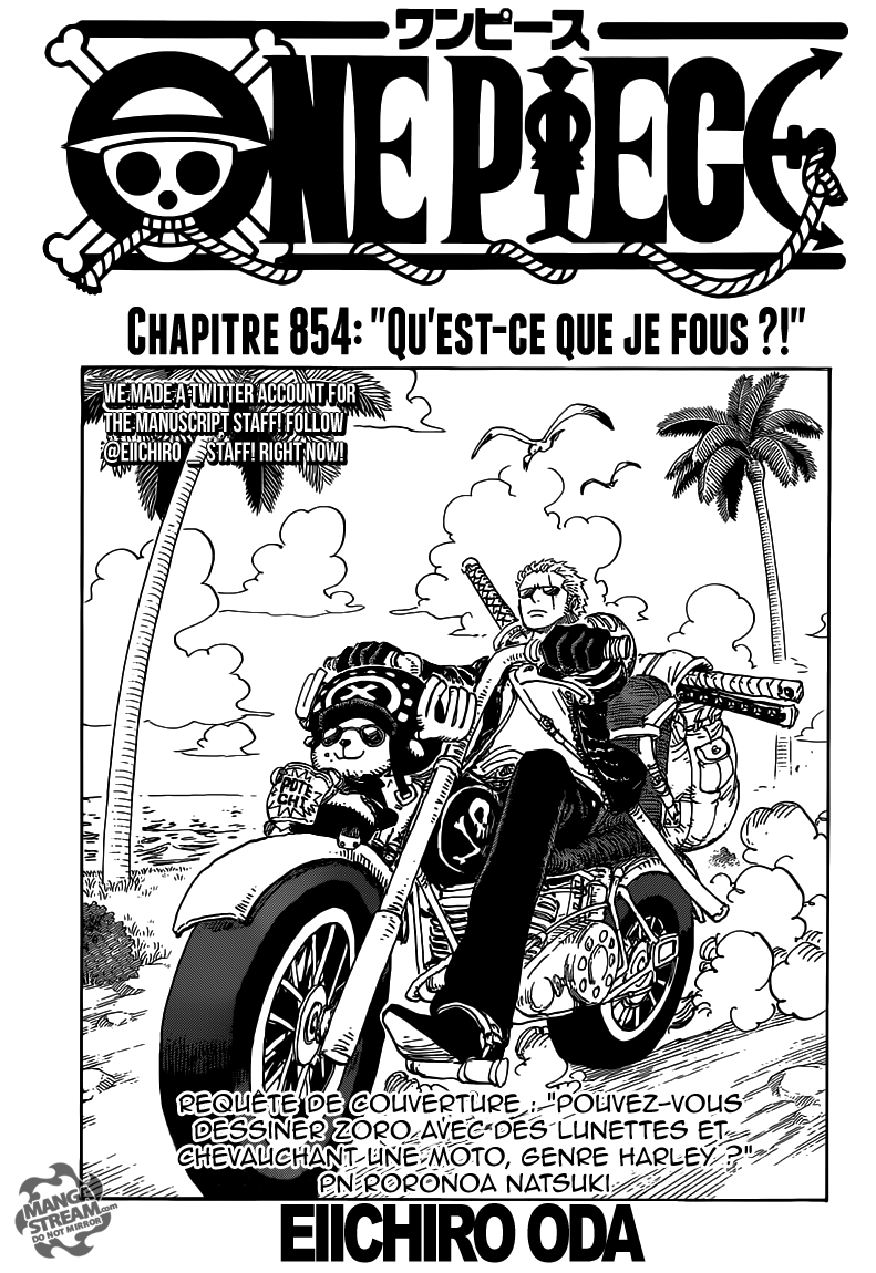 One Piece: Chapter 854 - Page 1