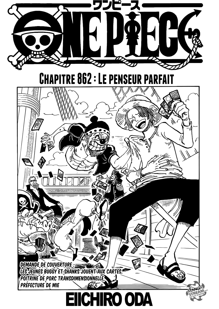 One Piece: Chapter 862 - Page 1
