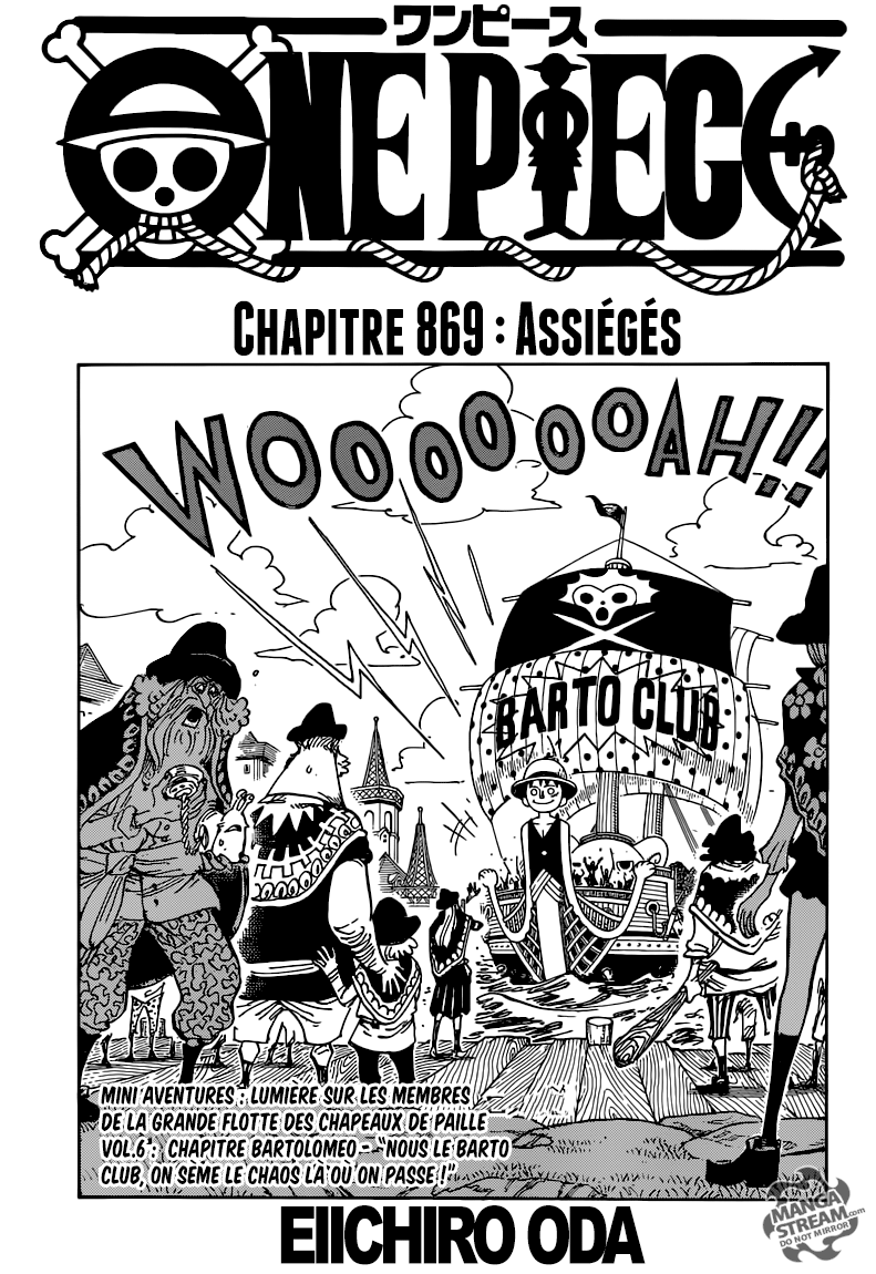 One Piece: Chapter 869 - Page 1