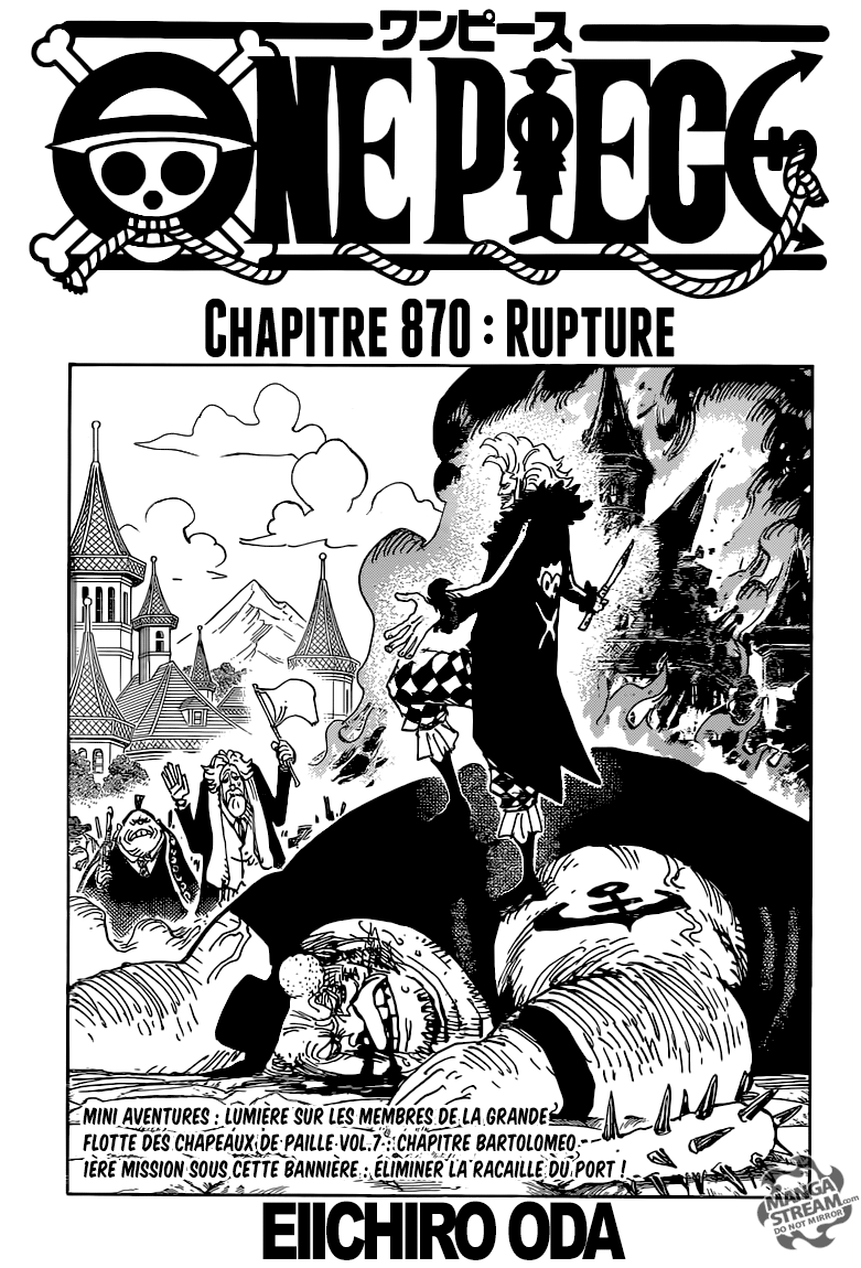 One Piece: Chapter 870 - Page 1