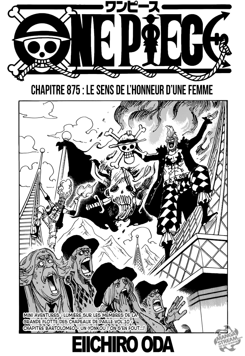 One Piece: Chapter 875 - Page 1