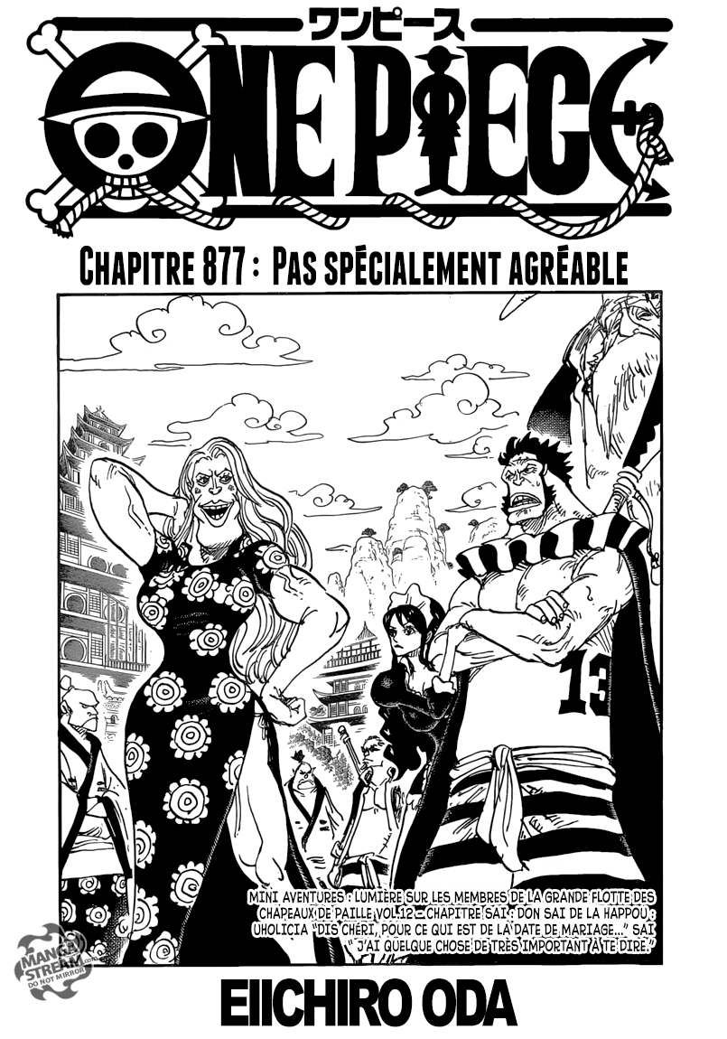 One Piece: Chapter 877 - Page 1