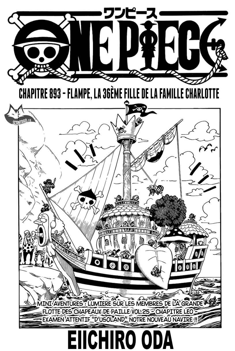 One Piece: Chapter 893 - Page 1