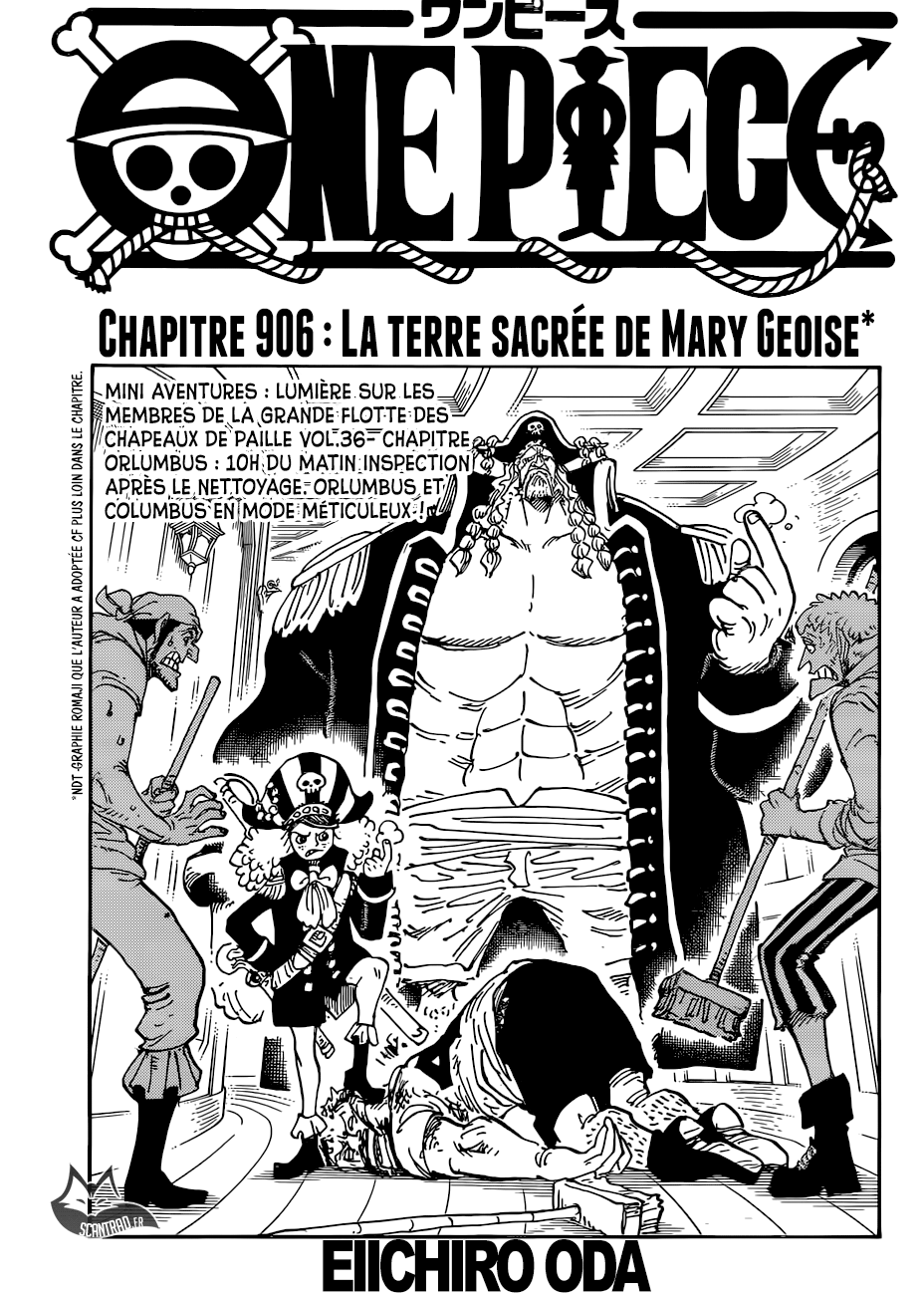 One Piece: Chapter 906 - Page 1