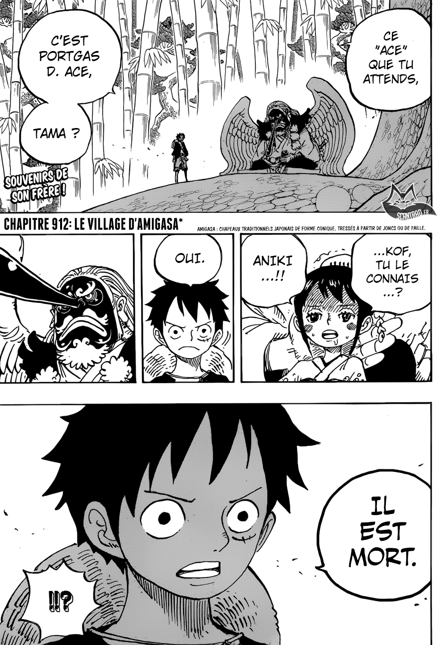 One Piece: Chapter 912 - Page 1
