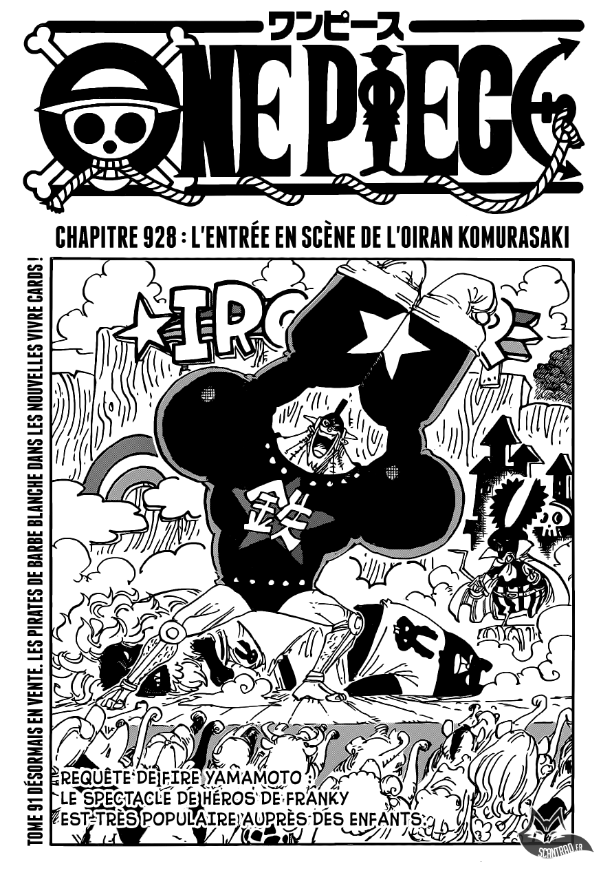 One Piece: Chapter 928 - Page 1