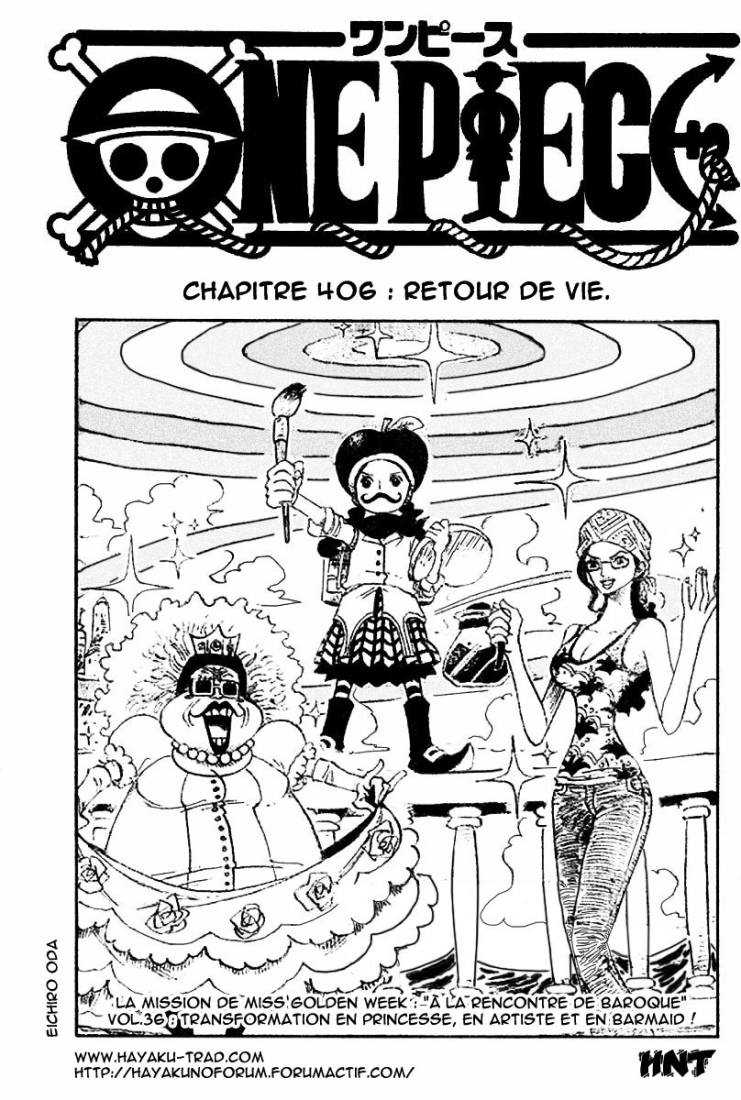 One Piece: Chapter 406 - Page 1