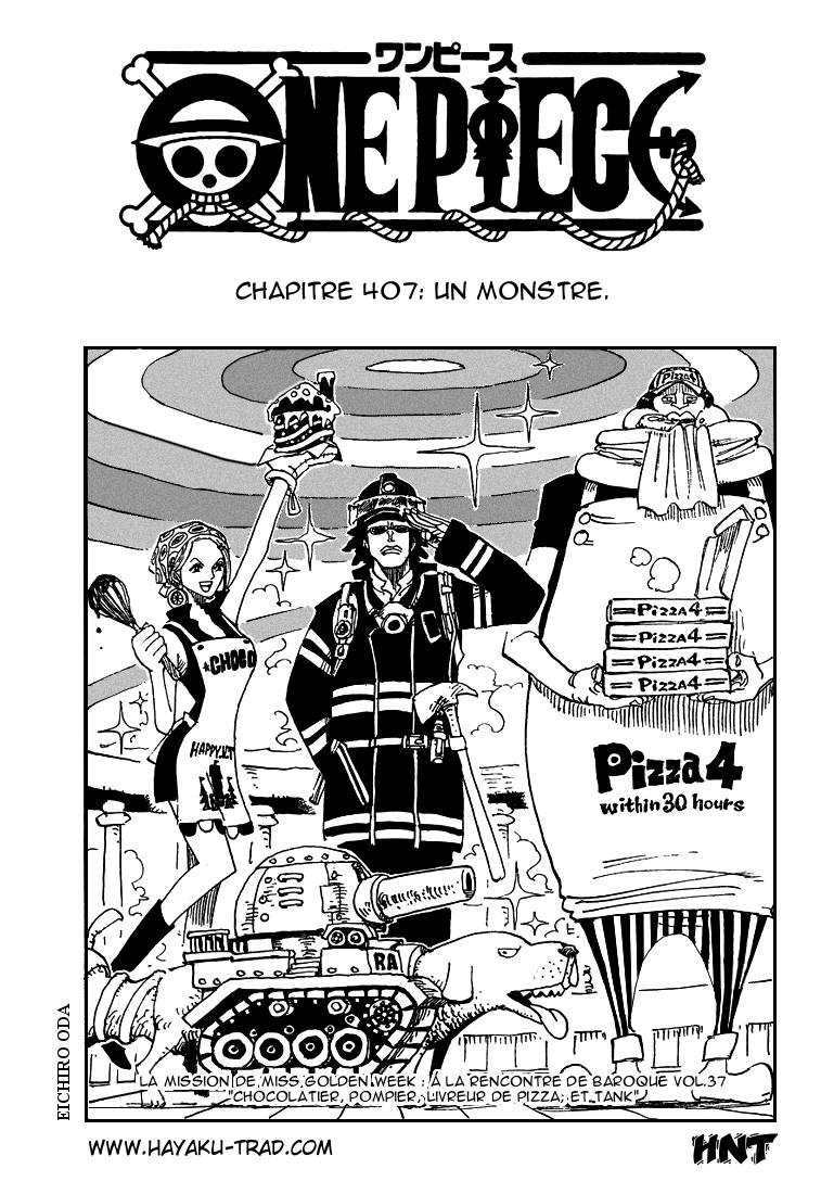 One Piece: Chapter 407 - Page 1