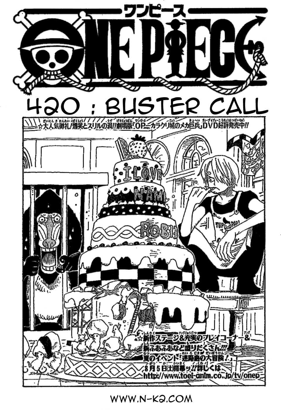 One Piece: Chapter 420 - Page 1