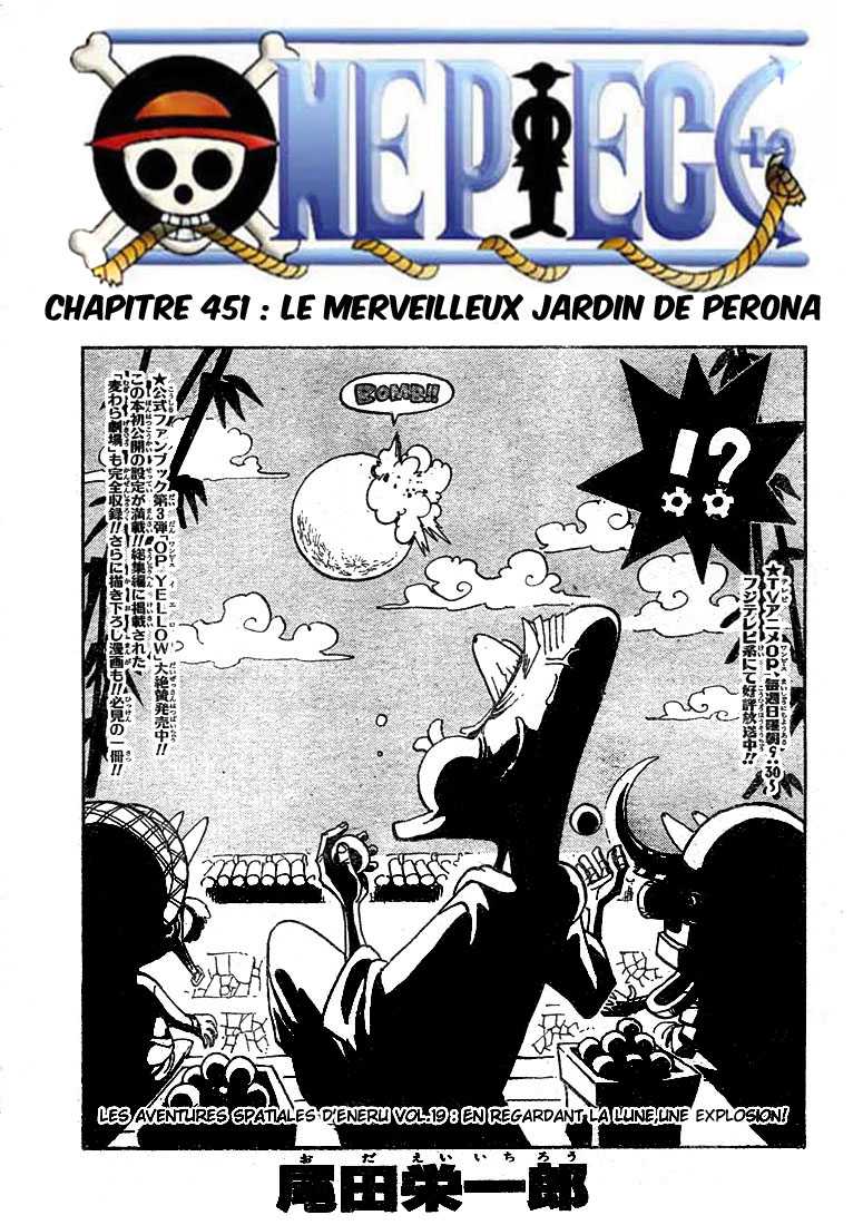 One Piece: Chapter 451 - Page 1