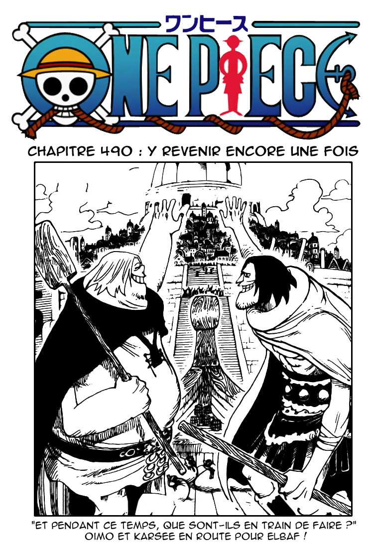 One Piece: Chapter 490 - Page 1