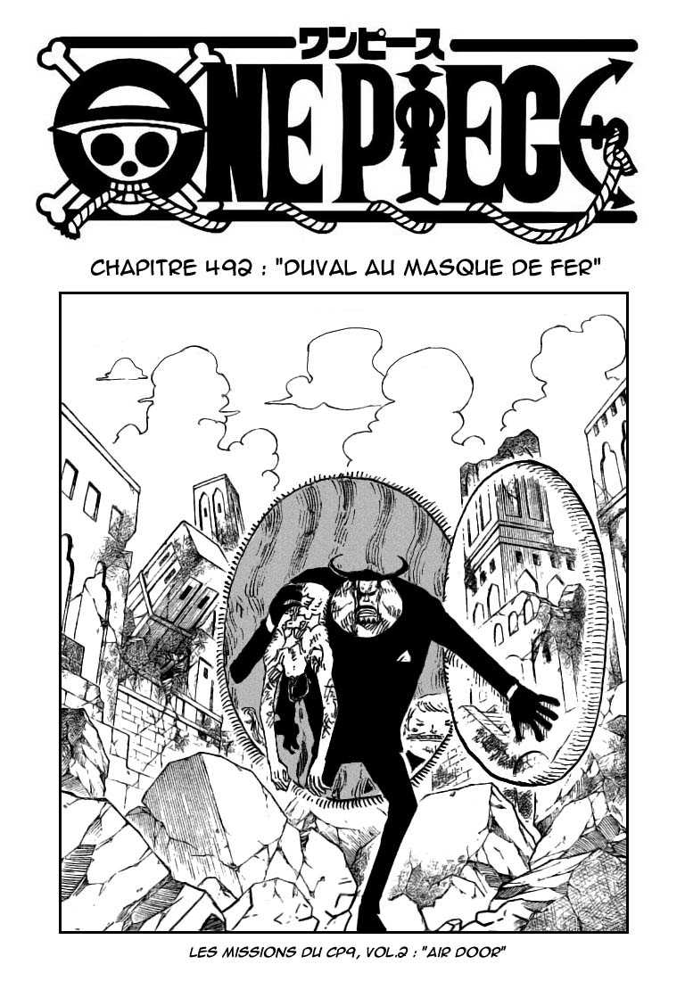 One Piece: Chapter 492 - Page 1