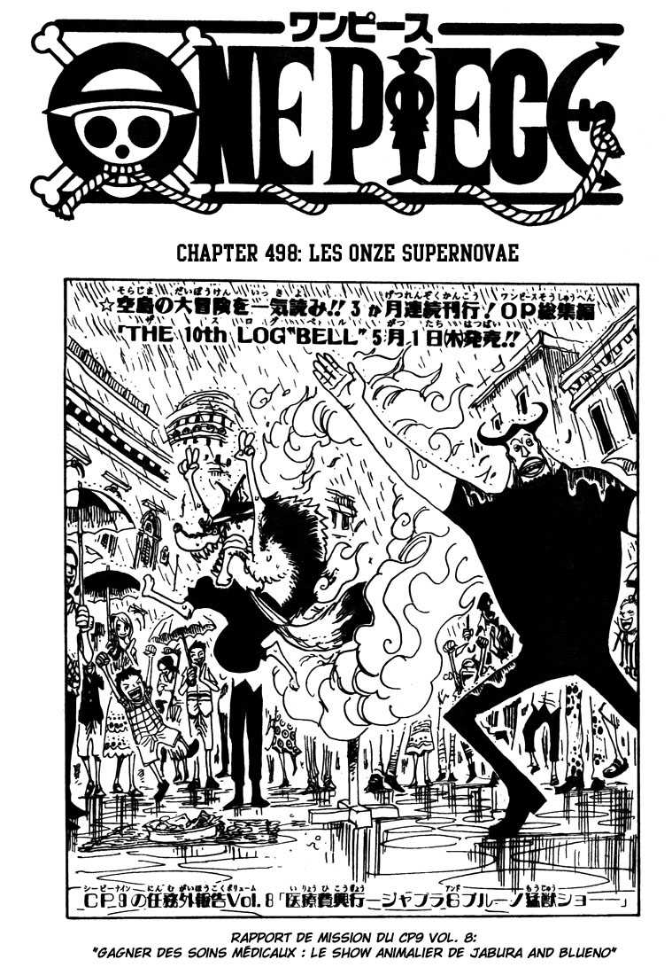 One Piece: Chapter 498 - Page 1