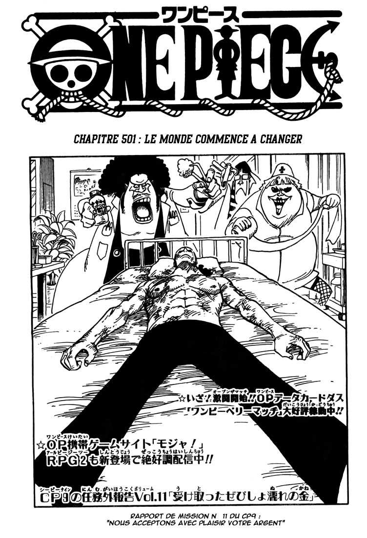 One Piece: Chapter 501 - Page 1
