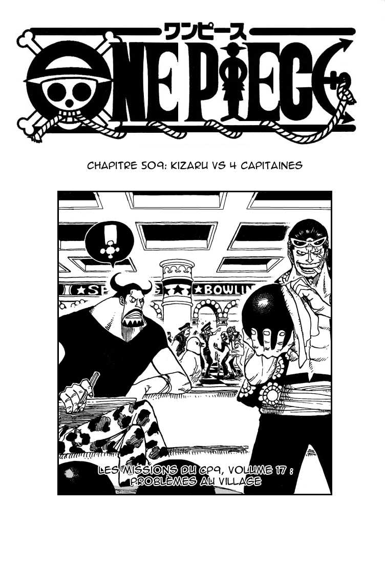 One Piece: Chapter 509 - Page 1