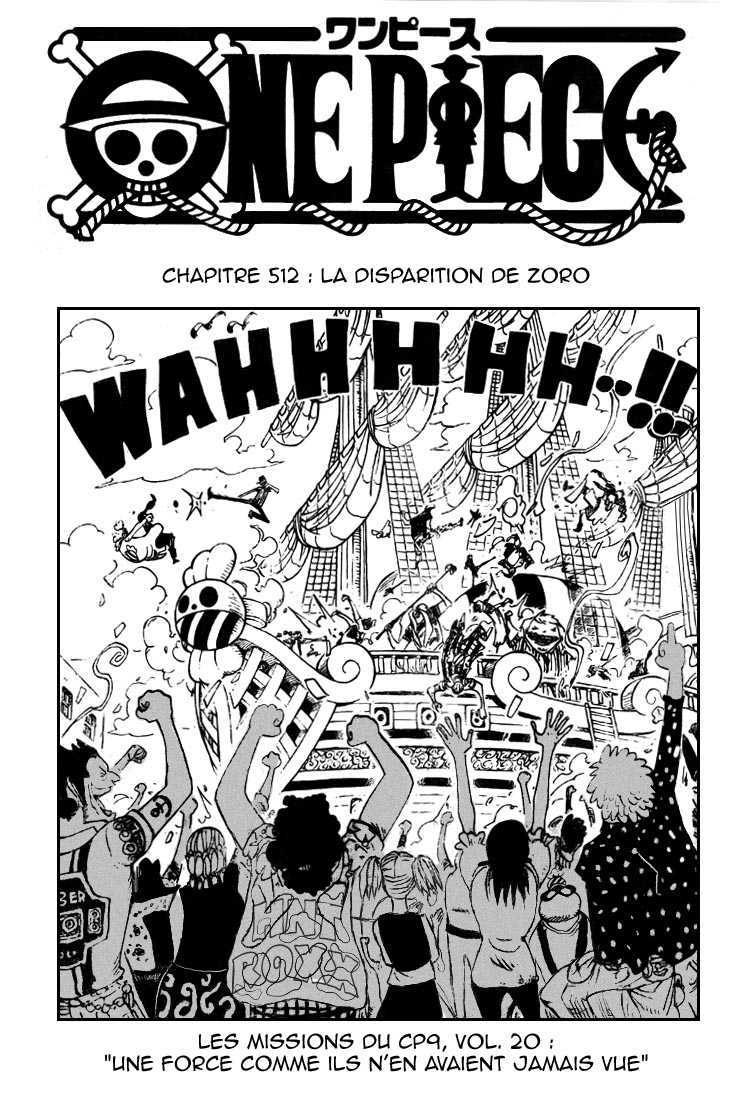 One Piece: Chapter 512 - Page 1