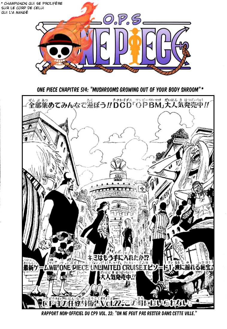 One Piece: Chapter 514 - Page 1