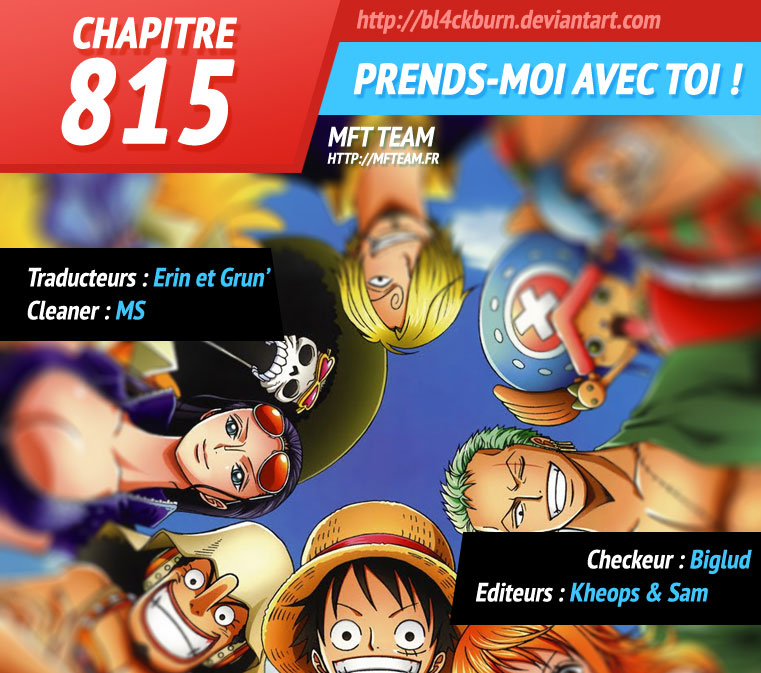 One Piece: Chapter 815 - Page 1