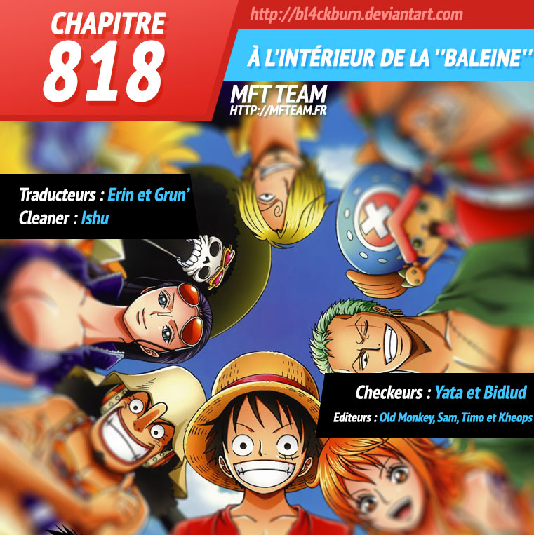 One Piece: Chapter 818 - Page 1