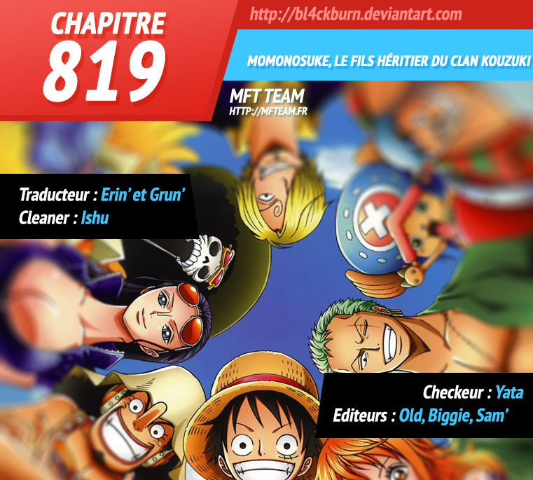 One Piece: Chapter 819 - Page 1