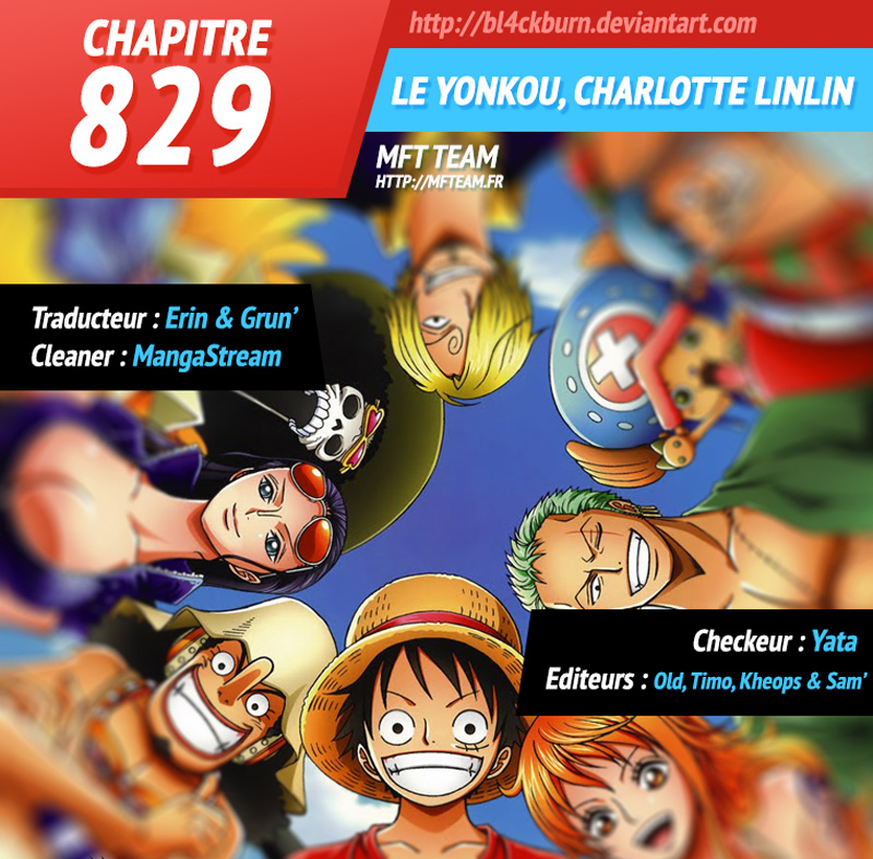One Piece: Chapter 829 - Page 1