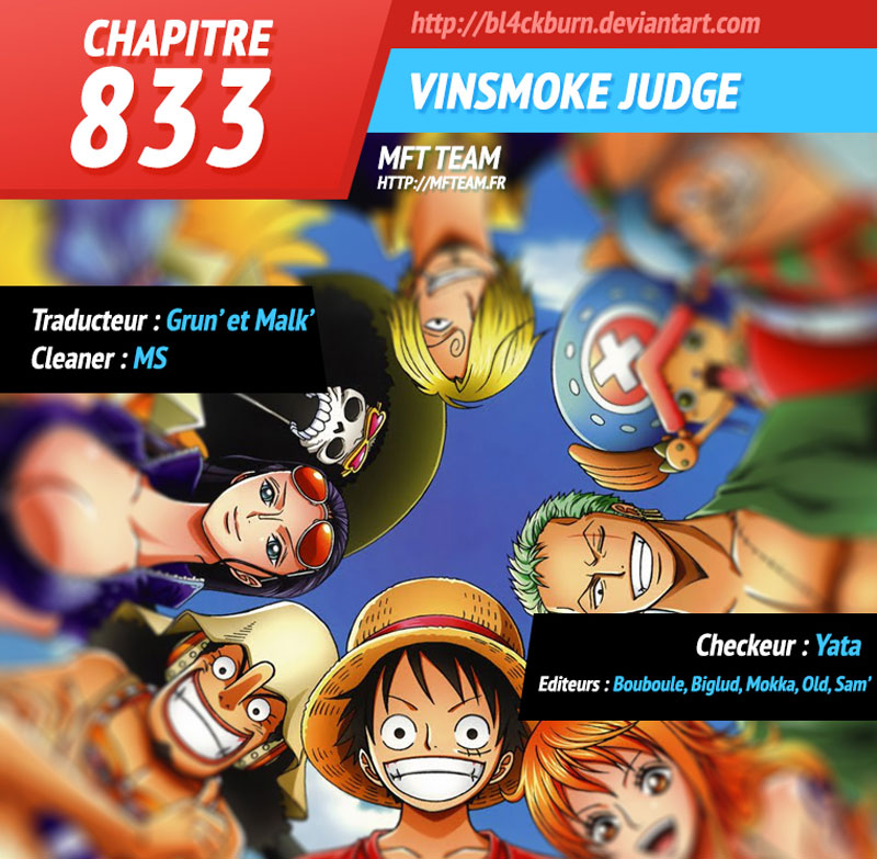 One Piece: Chapter 833 - Page 1