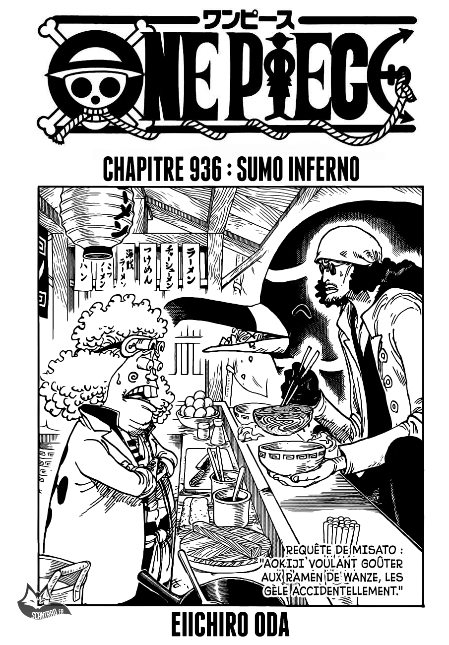 One Piece: Chapter 936 - Page 1