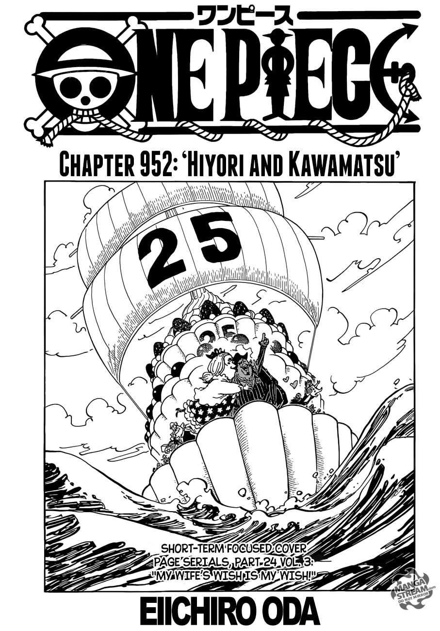 One Piece: Chapter 952 - Page 1