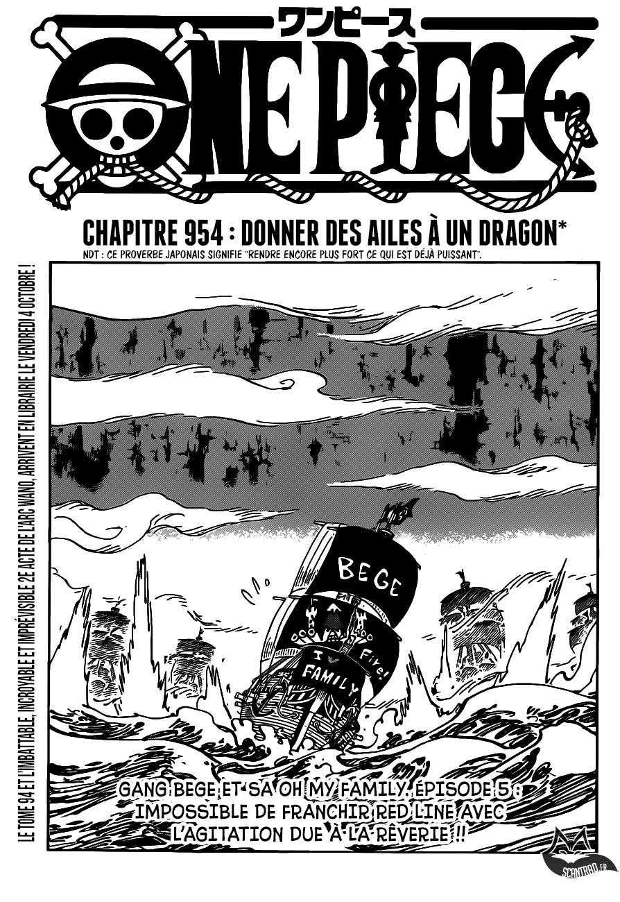 One Piece: Chapter 954 - Page 1