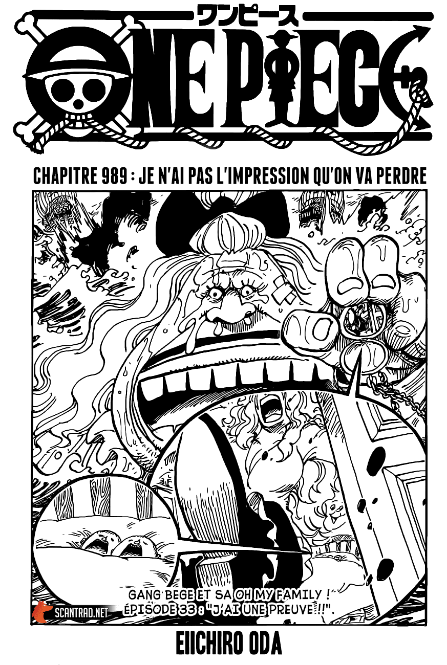 One Piece: Chapter 989 - Page 1
