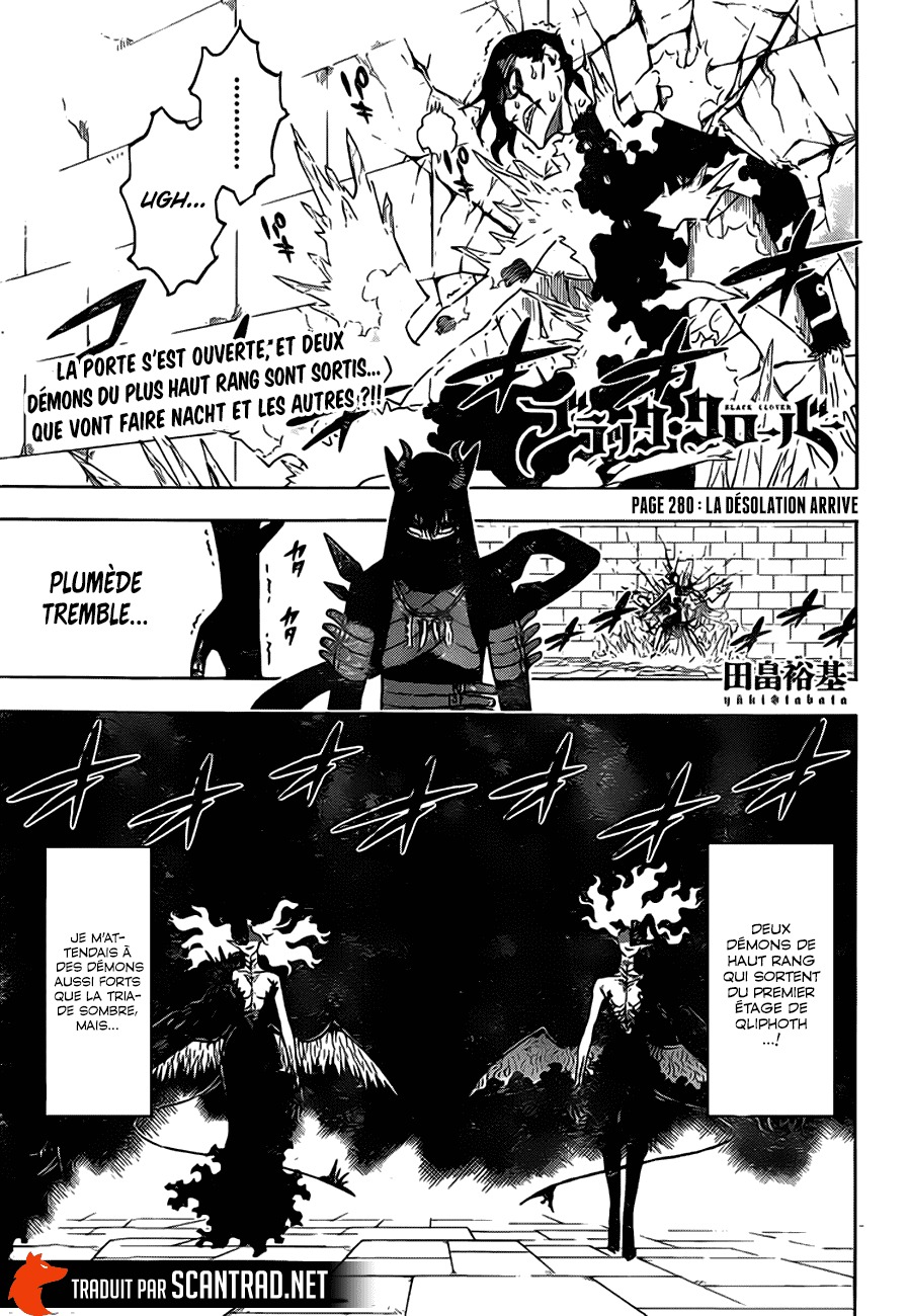 Black Clover: Chapter 280 - Page 1